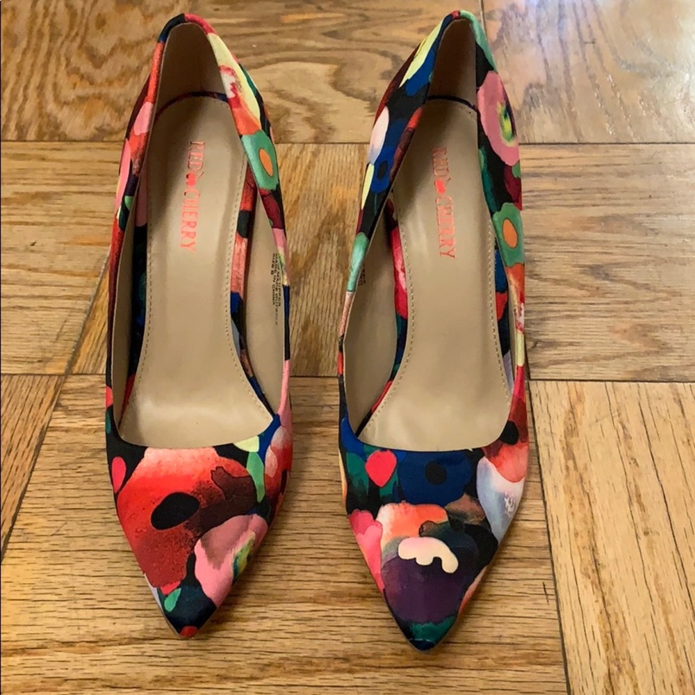 Floral heels
